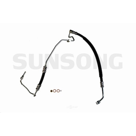 SUNSONG Power Steering Pressure Line Hose Assembly 1989-1990 Nissan 240SX 2. 3402035