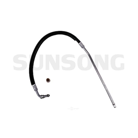 Sunsong Engine Oil Cooler Hose Assembly - Inlet (Upper), 5801083 5801083