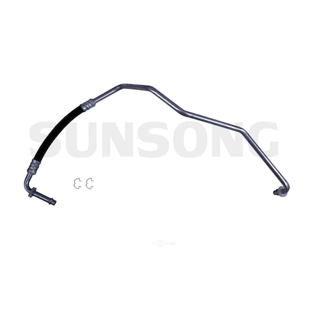 Sunsong Engine Oil Cooler Hose Assembly - Inlet (Upper), 5801247 5801247