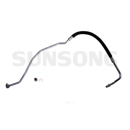 Sunsong Engine Oil Cooler Hose Assembly - Outlet (Passenger Side), 5801252 5801252