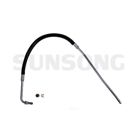 Sunsong Engine Oil Cooler Hose Assembly - Outlet (Lower), 5801268 5801268