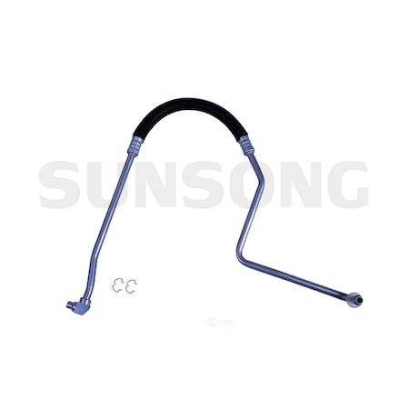 Sunsong Engine Oil Cooler Hose Assembly - Inlet (Upper), 5801272 5801272