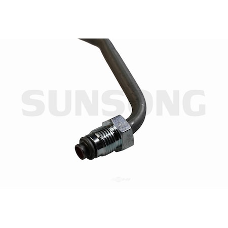 Sunsong Power Steering Return Line Hose Assembly - From Gear, 3401416 3401416