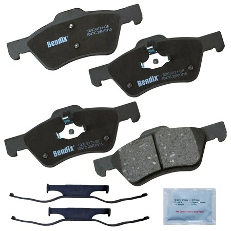 Bendix Disc Brake Pad Set 2006-2008 Ford Escape 2.3L, CFC1047C CFC1047C