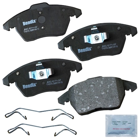 Bendix Disc Brake Pad Set 2013 Volkswagen Beetle 2.0L 2.5L, CFC1107A CFC1107A