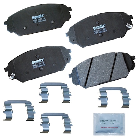 Bendix Disc Brake Pad Set 2007-2012 Hyundai Veracruz, CFC1301 CFC1301