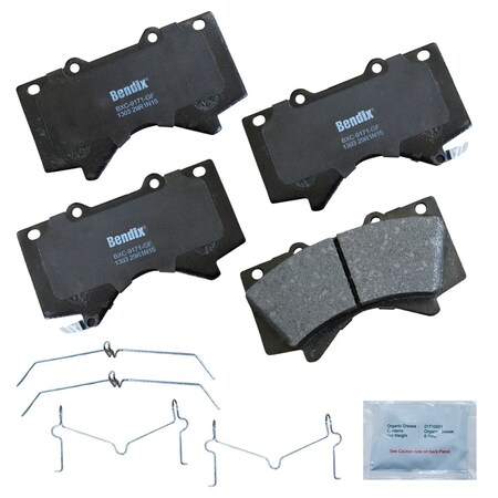 Bendix Bendix Premium Copper Free Ceramic BPR Disc Brake Pad - Front, CFC1303 CFC1303