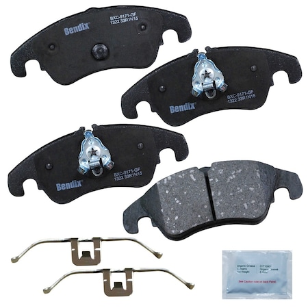 Bendix Bendix Premium Copper Free Ceramic BPR Disc Brake Pad - Front, CFC1322 CFC1322