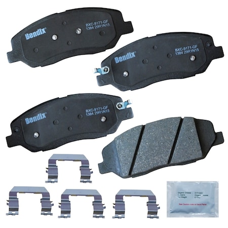Bendix Disc Brake Pad Set 2009-2011 Hyundai Genesis, CFC1384 CFC1384