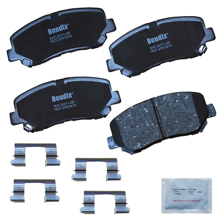 Bendix Bendix Premium Copper Free Ceramic BPR Disc Brake Pad - Front, CFC1623 CFC1623