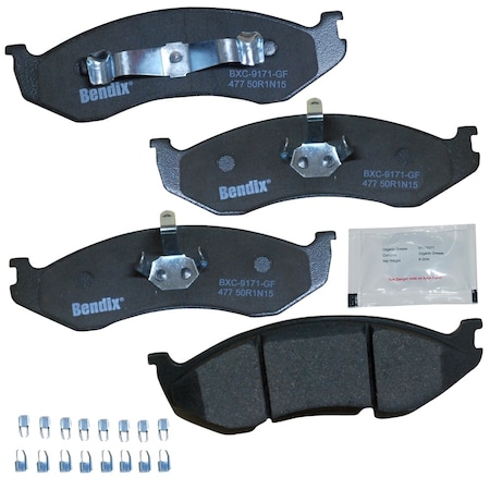 Bendix Premium Copper Free Ceramic BPR Disc Brake Pad - Front, CFC477 CFC477