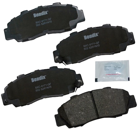 Bendix Bendix Premium Copper Free Ceramic BPR Disc Brake Pad - Front, CFC503 CFC503