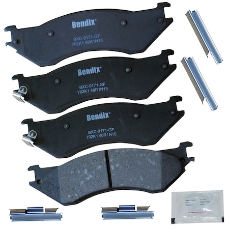Bendix Disc Brake Pad Set, CFC702K1 CFC702K1
