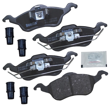 Bendix Disc Brake Pad Set 2003-2004 Ford Focus 2.3L, CFC816 CFC816
