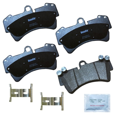 Bendix Bendix Prm Copper Free Semi-Metallic BPR Disc Brake Pad-Front, CFM1014 CFM1014