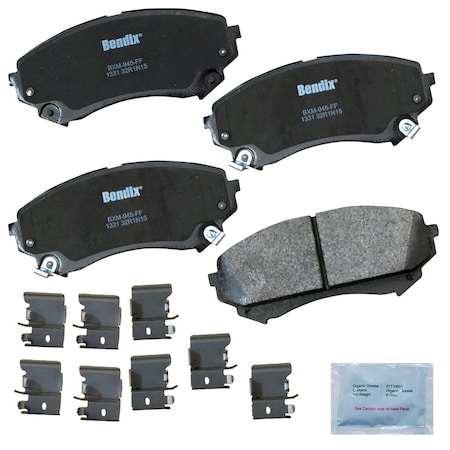 Bendix Disc Brake Pad Set 2008-2012 Cadillac CTS, CFM1331 CFM1331