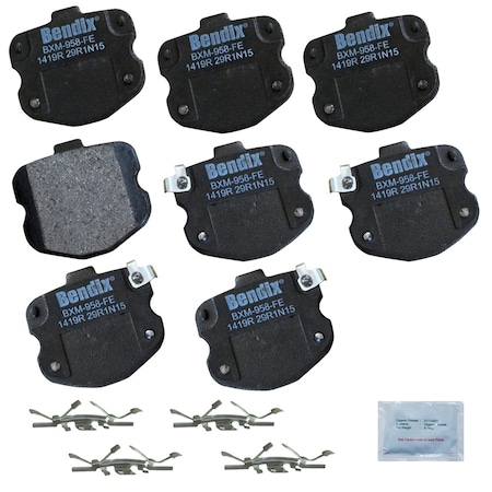 Bendix Disc Brake Pad Set 2010-2012 Chevrolet Corvette, CFM1419R CFM1419R