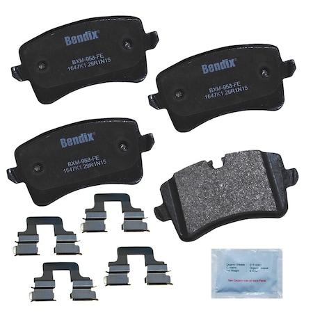 Bendix Bendix Prm Copper Free Semi-Metallic BPR Disc Brake Pad-Rear, CFM1547K1 CFM1547K1