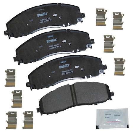 Bendix Disc Brake Pad Set, CFM1680 CFM1680