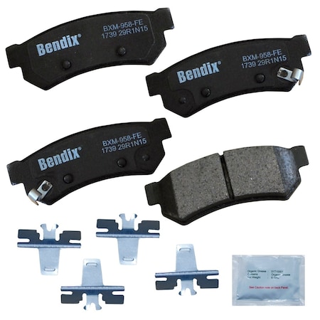 Bendix Disc Brake Pad Set 2014-2016 Chevrolet Spark EV - -L ELECTRIC, CFM1739 CFM1739