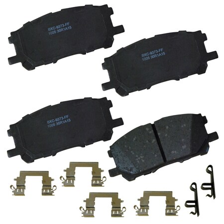 Stop By Bendix STOP Ceramic Disc Brake Pad - Front, SBC1005 SBC1005