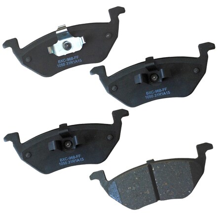 Stop By Bendix STOP Ceramic Disc Brake Pad - Rear, SBC1055 SBC1055