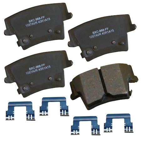 Stop By Bendix STOP Ceramic Disc Brake Pad - Rear, SBC1057AVR SBC1057AVR