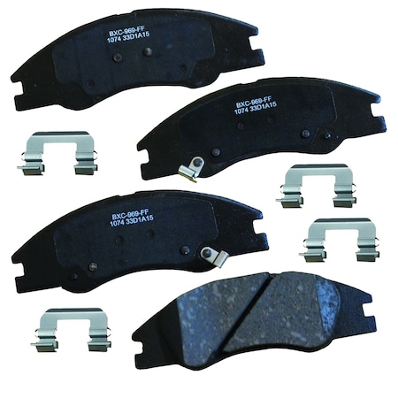 Stop By Bendix STOP Ceramic Disc Brake Pad - Front, SBC1074 SBC1074