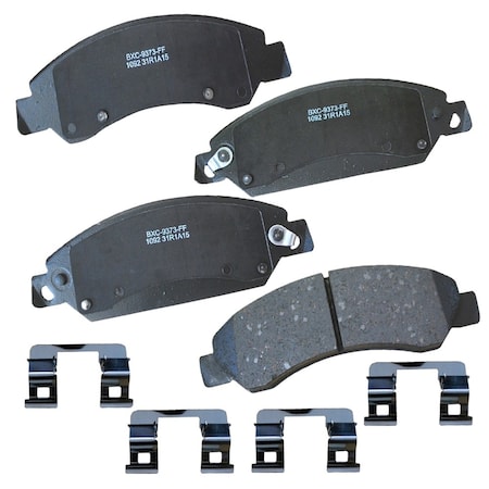 Stop By Bendix STOP Ceramic Disc Brake Pad - Front, SBC1092 SBC1092