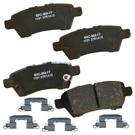 Stop By Bendix STOP Ceramic Disc Brake Pad - Rear, SBC1101 SBC1101