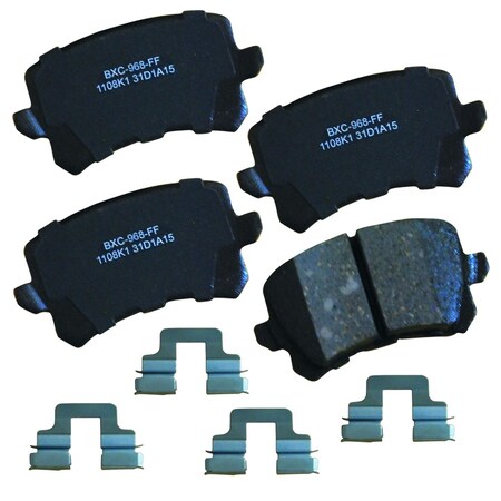 Stop By Bendix Disc Brake Pad Set, SBC1108K1, Front/Rear SBC1108K1
