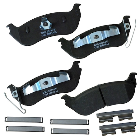 Stop By Bendix STOP Ceramic Disc Brake Pad - Rear, SBC1109 SBC1109