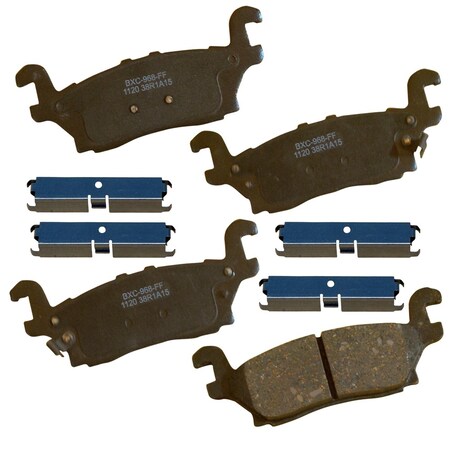Stop By Bendix STOP Ceramic Disc Brake Pad - Rear, SBC1120 SBC1120