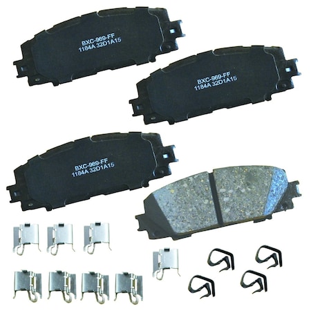 Stop By Bendix Disc Brake Pad Set, SBC1184A, Front SBC1184A