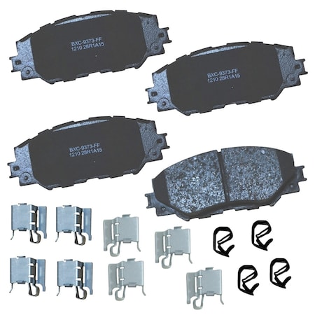 Stop By Bendix STOP Ceramic Disc Brake Pad - Front, SBC1210 SBC1210