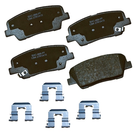 Stop By Bendix STOP Ceramic Disc Brake Pad - Rear, SBC1284 SBC1284