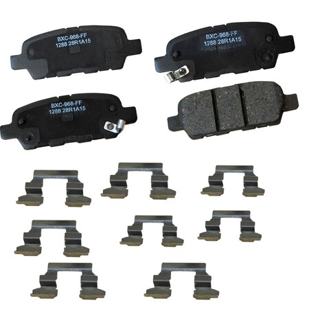 Stop By Bendix STOP Ceramic Disc Brake Pad - Rear, SBC1288 SBC1288