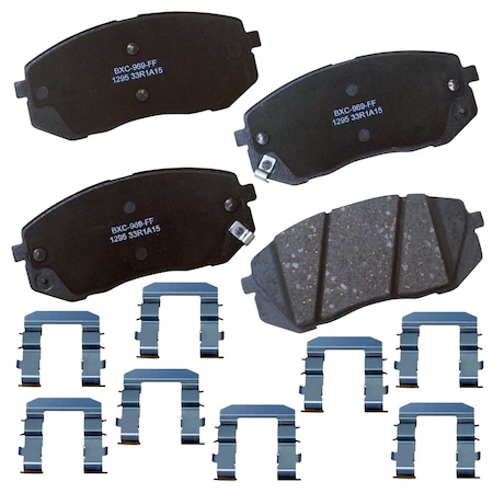 Stop By Bendix STOP Ceramic Disc Brake Pad, SBC1295, Front SBC1295