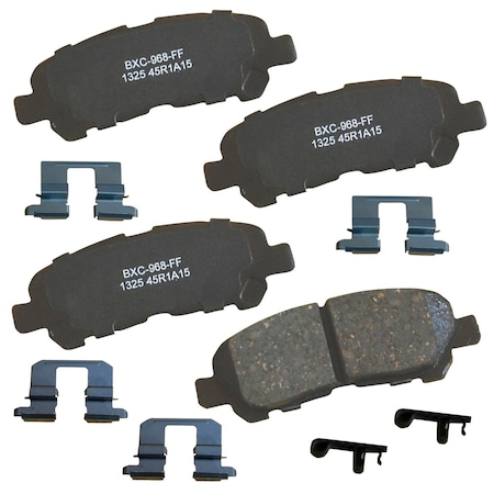 Stop By Bendix STOP Ceramic Disc Brake Pad - Rear, SBC1325 SBC1325
