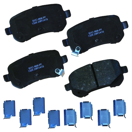 Stop By Bendix STOP Ceramic Disc Brake Pad, SBC1326, Rear SBC1326