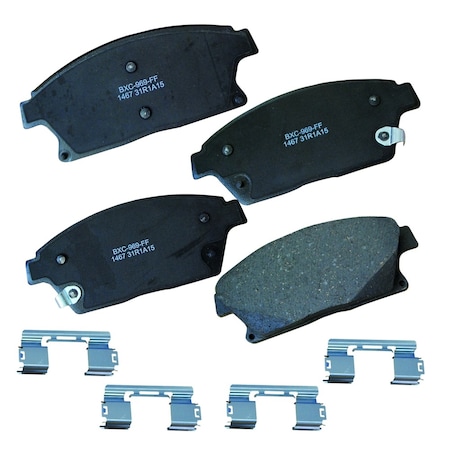 Stop By Bendix STOP Ceramic Disc Brake Pad - Front, SBC1467 SBC1467