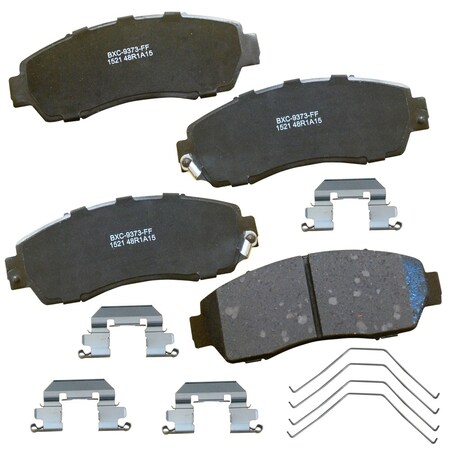 Stop By Bendix STOP Ceramic Disc Brake Pad - Front, SBC1521 SBC1521