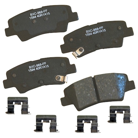 Stop By Bendix STOP Ceramic Disc Brake Pad - Rear, SBC1594 SBC1594
