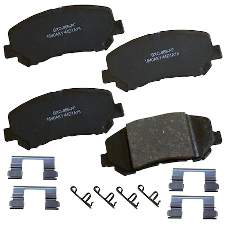 Stop By Bendix STOP Ceramic Disc Brake Pad - Front, SBC1640AK1 SBC1640AK1