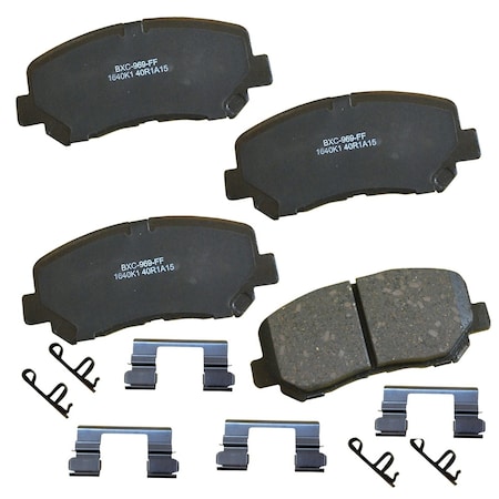 Stop By Bendix STOP Ceramic Disc Brake Pad, SBC1640K1 SBC1640K1