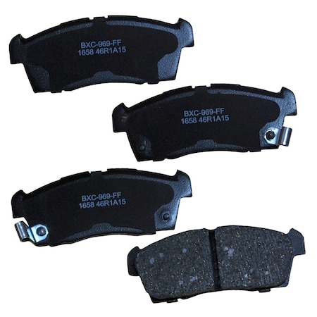 Stop By Bendix Disc Brake Pad Set 2012-2016 Mitsubishi i-MiEV - -L ELECTRIC, SBC1658 SBC1658