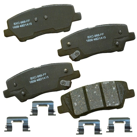 Stop By Bendix STOP Ceramic Disc Brake Pad - Rear, SBC1659 SBC1659