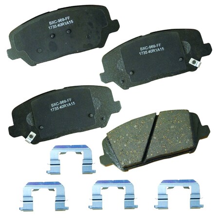 Stop By Bendix Disc Brake Pad Set, SBC1735, Front SBC1735