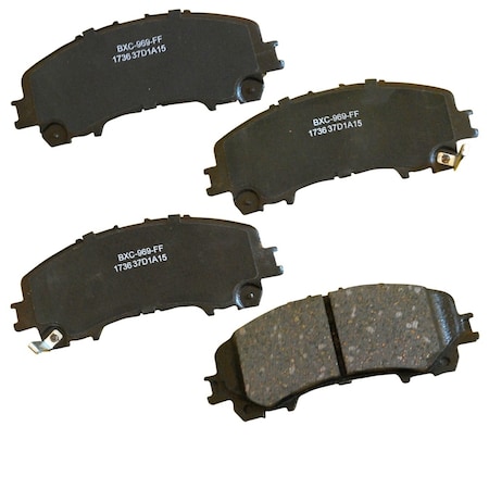 Stop By Bendix Disc Brake Pad Set, SBC1736, Front SBC1736