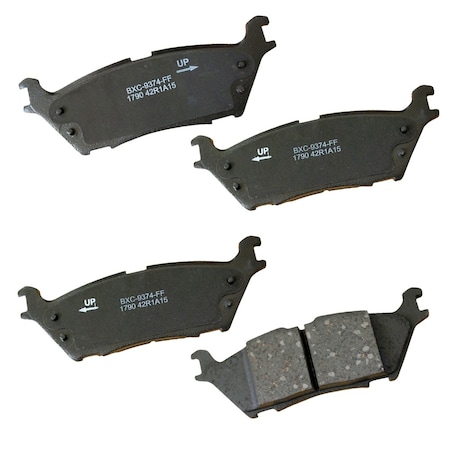 Stop By Bendix STOP Ceramic Disc Brake Pad - Rear, SBC1790 SBC1790